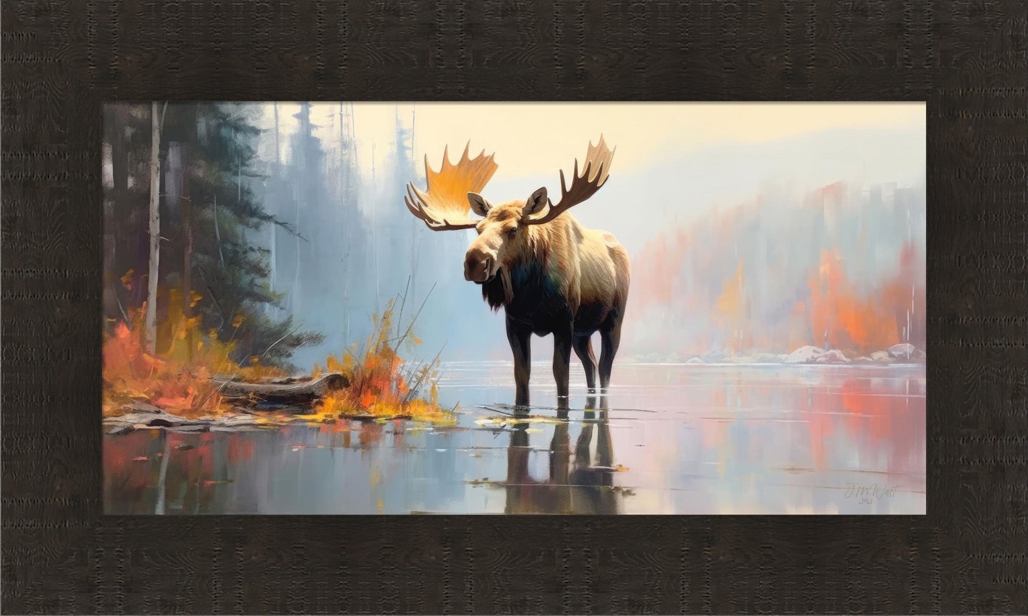 Moose on the Water: A Fall Serenade