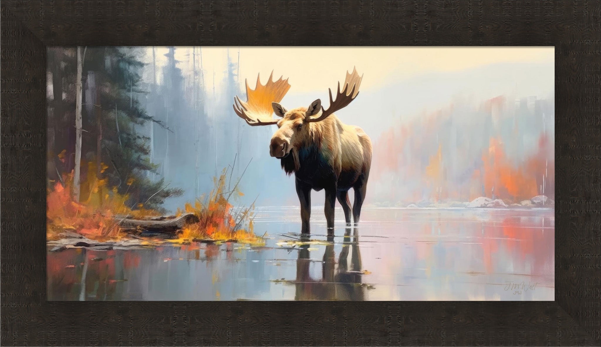 Moose on the Water: A Fall Serenade